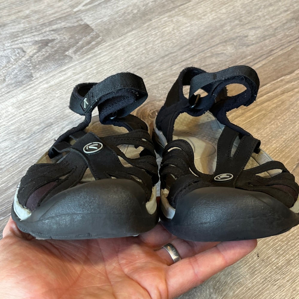 Keen Rose Black Strappy Hiking Sandals Womens 10 Water Shoes 1008783 - Picture 5 of 7